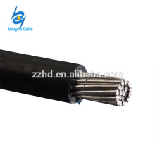 cable de aluminio con aislamiento de cable de un solo núcleo